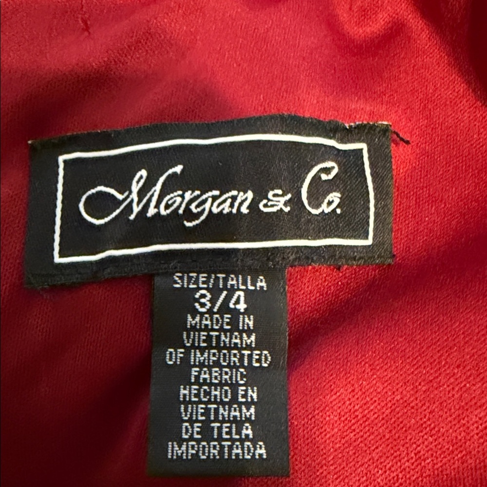 Morgan & Co. Burgundy Dress - Picture 2 of 7